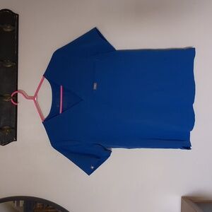 Figs Catarina One-Pocket Scrub Top - M / Royal Blue